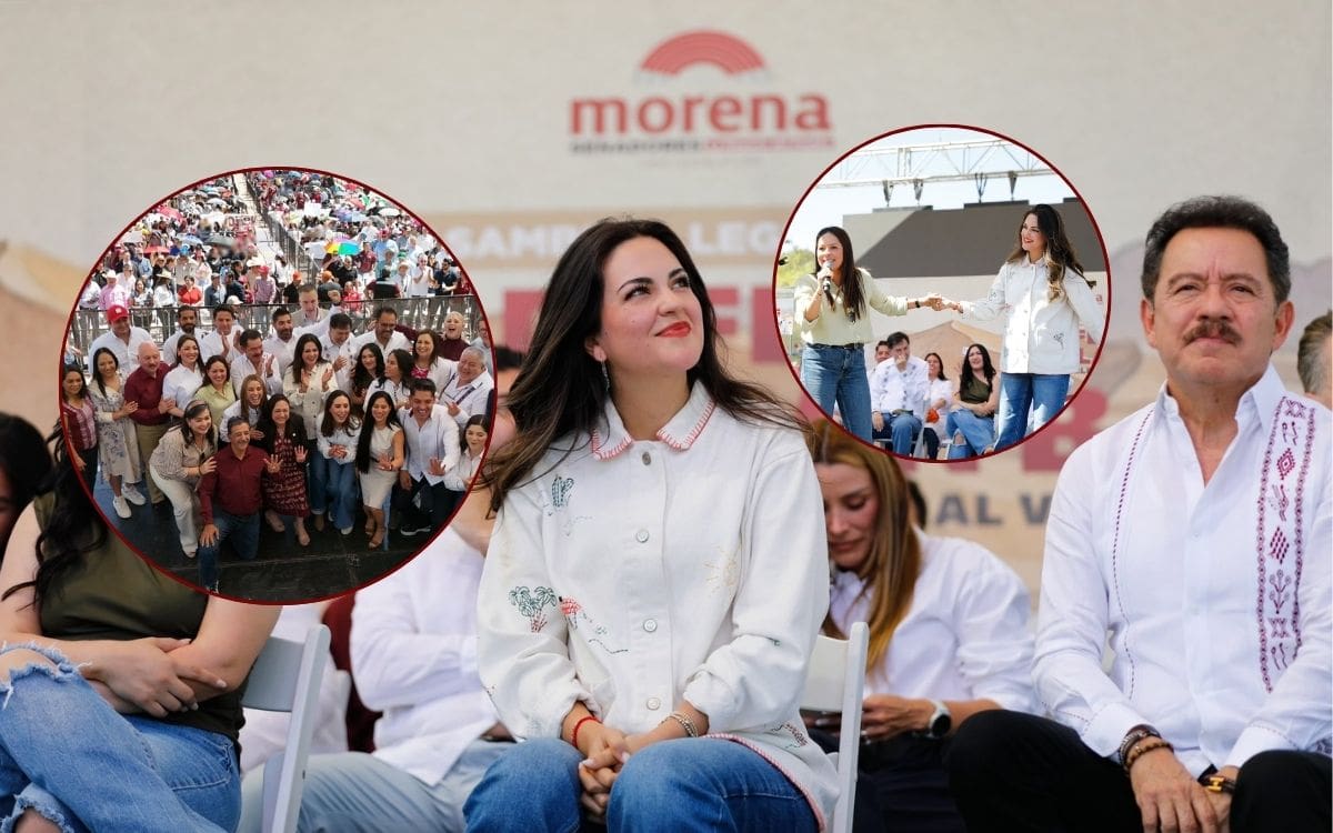 Andrea Chávez es perfilada por Morena para gobernar Chihuahua tras ser destapada por Ignacio Mier en Ciudad Juárez, lo que anticipa disputa política rumbo a próximas elecciones estatales. | Crédito: X @AndreaChavezTre