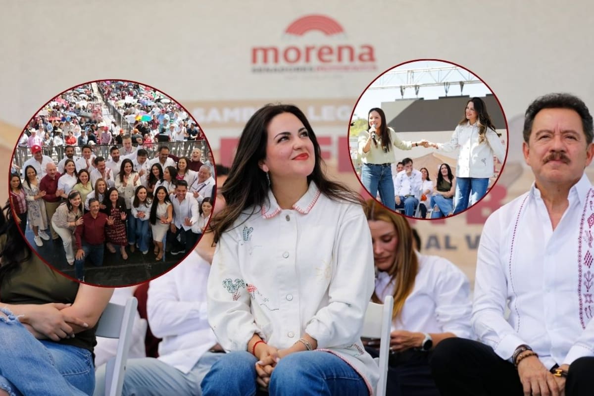 Ignacio Mier ‘destapa’ a Andrea Chávez como posible candidata a gobernadora de Chihuahua durante acto en Ciudad Juárez, en medio del debate del Plan B electoral y con respaldo de senadores de Morena