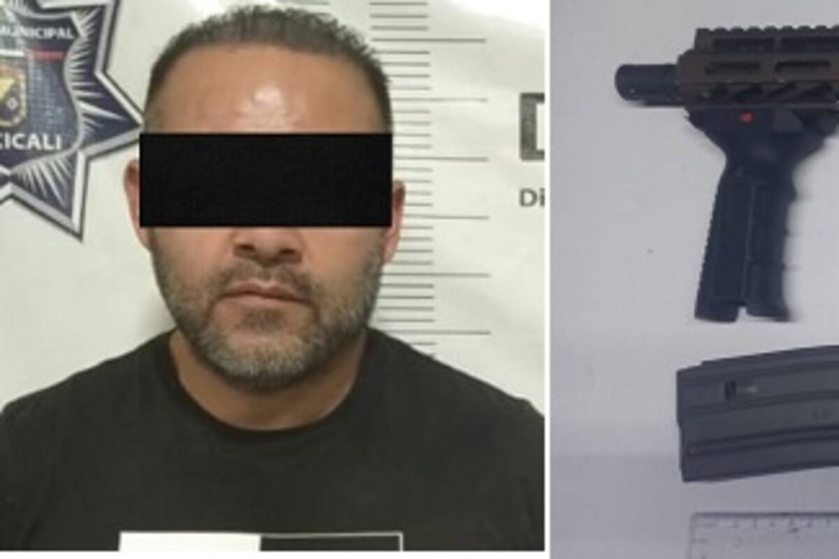 Cae hombre con fusil y droga en el valle de Mexicali