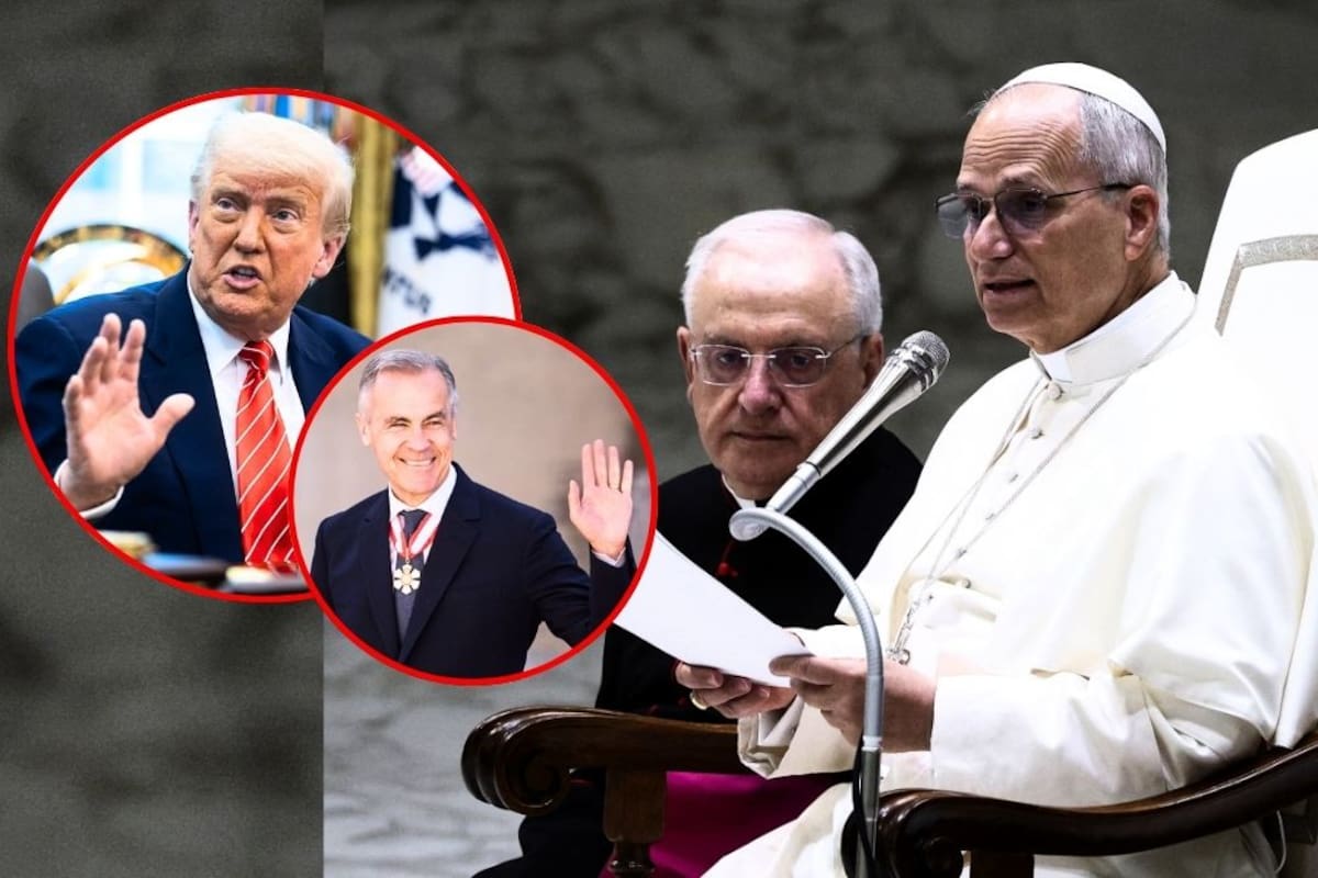 Papa León expresa preocupación por tensiones comerciales entre Estados Unidos y Canadá; sugiere el diálogo como ejemplo de resolución