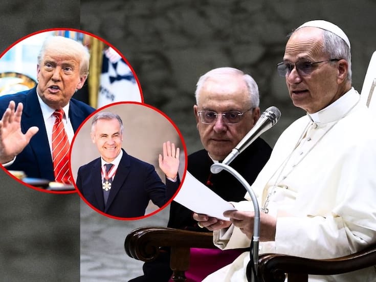 Papa León expresa preocupación por tensiones comerciales entre Estados Unidos y Canadá; sugiere el diálogo como ejemplo de resolución