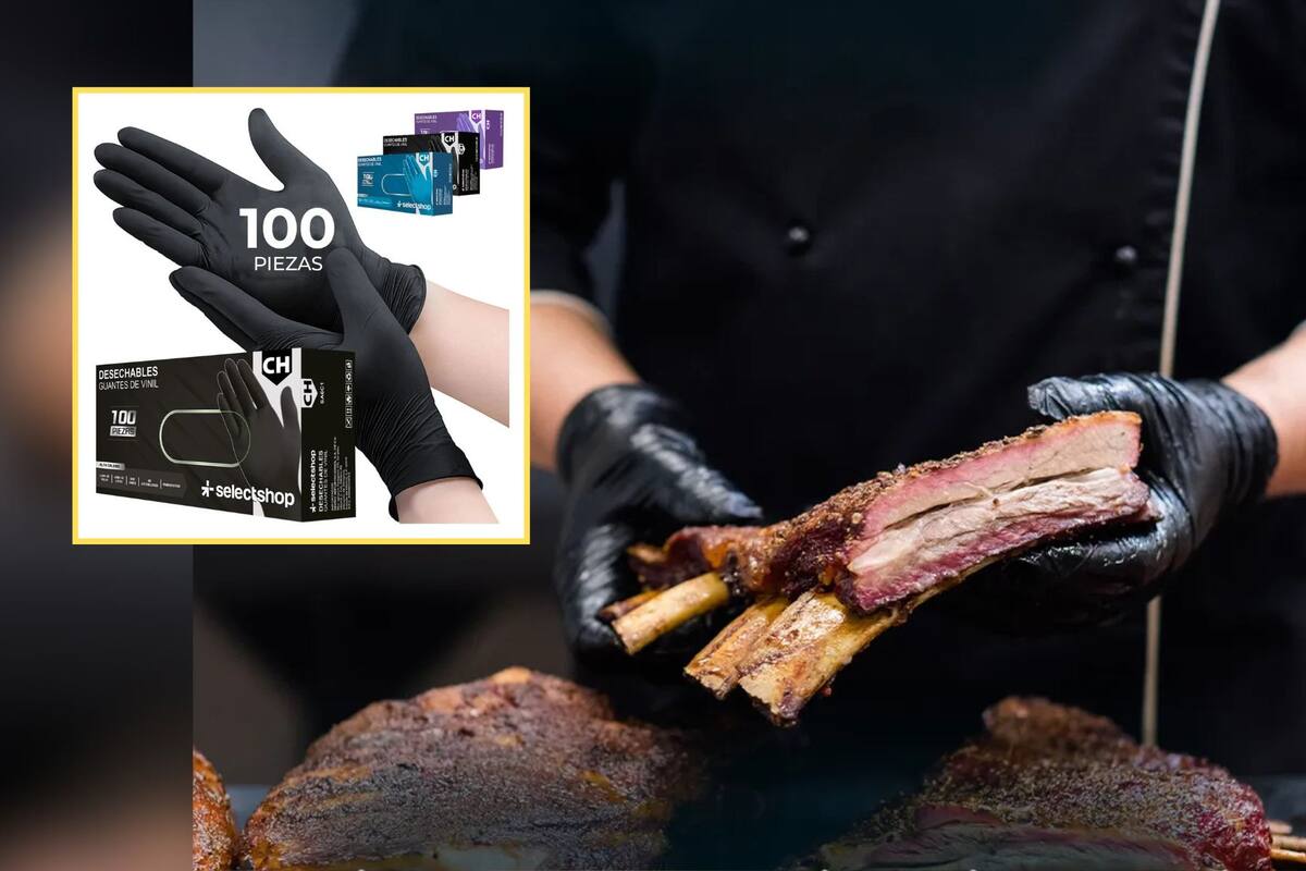 Oferta del día en Mercado Libre: caja con 100 guantes de nitrilo y vinil hipoalergénicos tiene 24% de descuento y cuesta solo 105 pesos