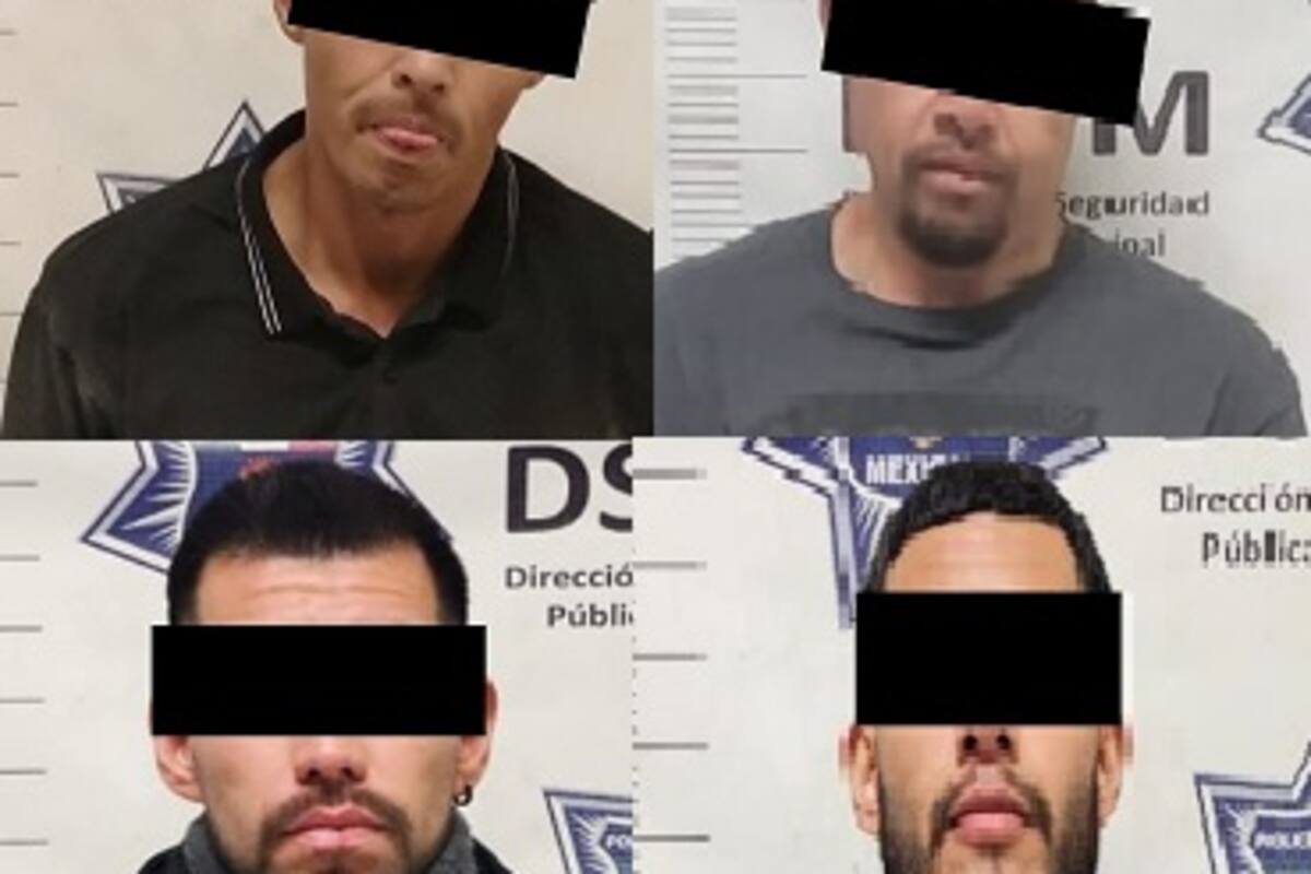 Cuatro detenidos por presuntos robos violentos