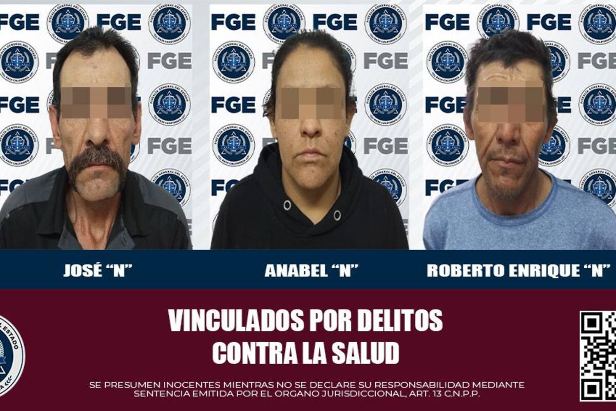 Encarcelan a tres por narcomenudeo