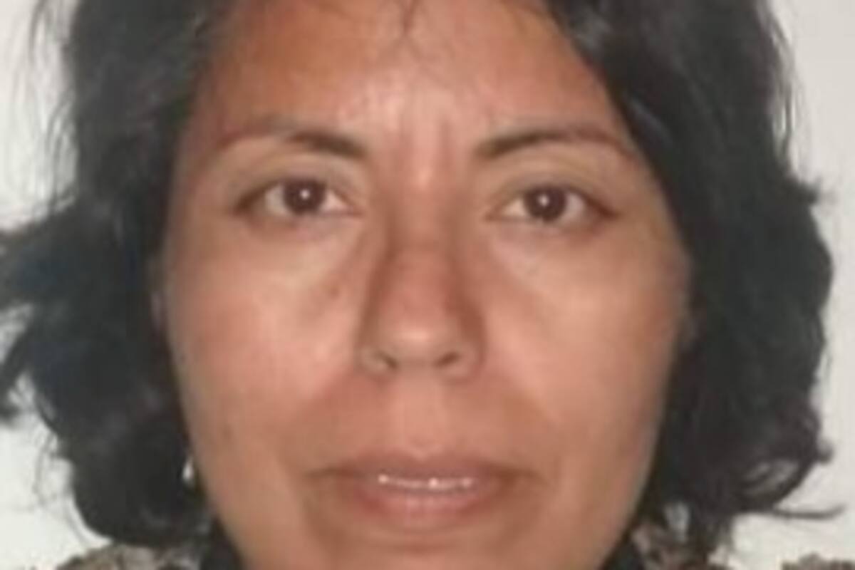 Se busca a Angélica María Vizcarra Peña de 44 años de edad