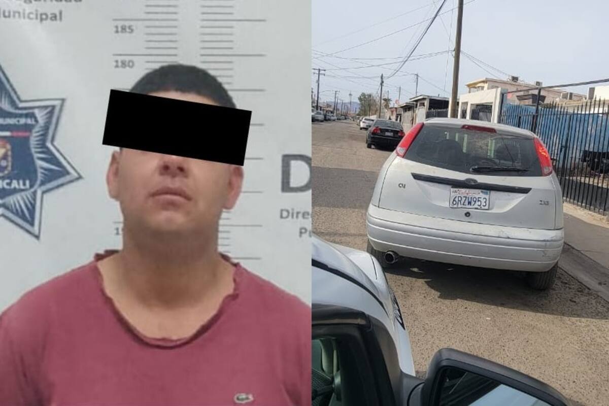Detienen a conductor con vehículo robado en Virreyes