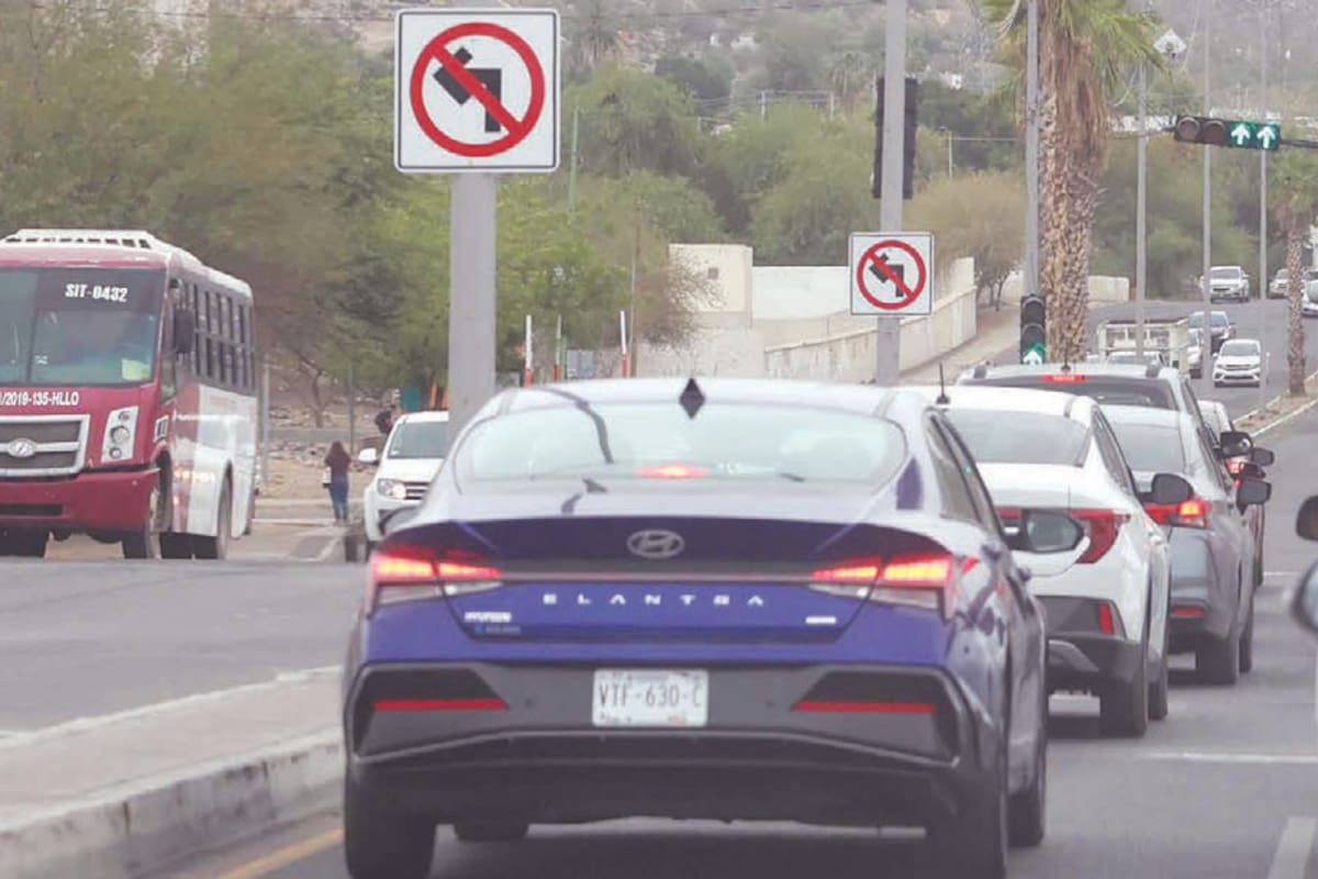 Adiós a vuelta en Rosales y De la Cultura: automovilistas aún se confunden, ¿sabes cómo debes circular ahora en Hermosillo?