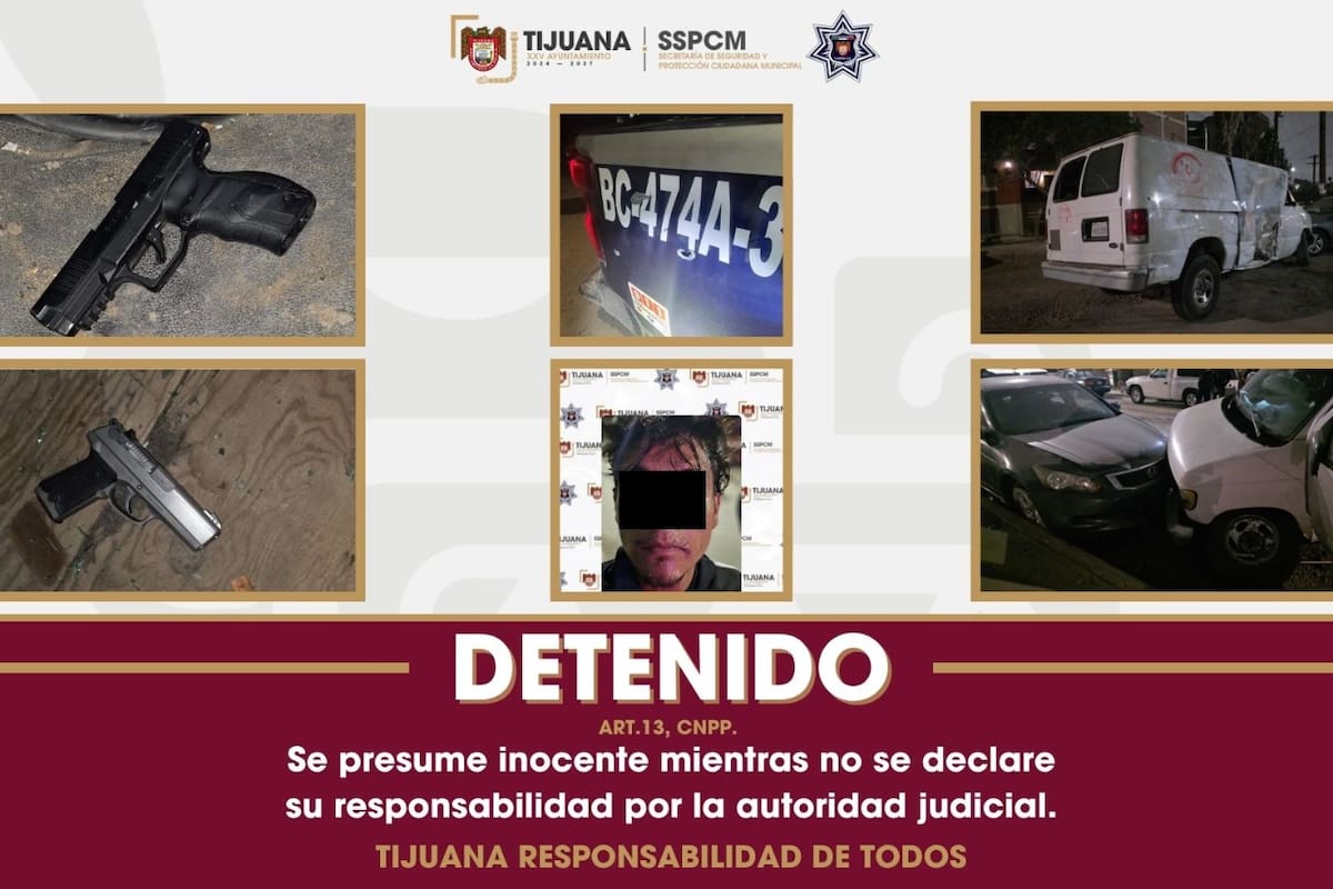 Detienen a sujeto armado tras persecución y ataque a policías en Los Potros