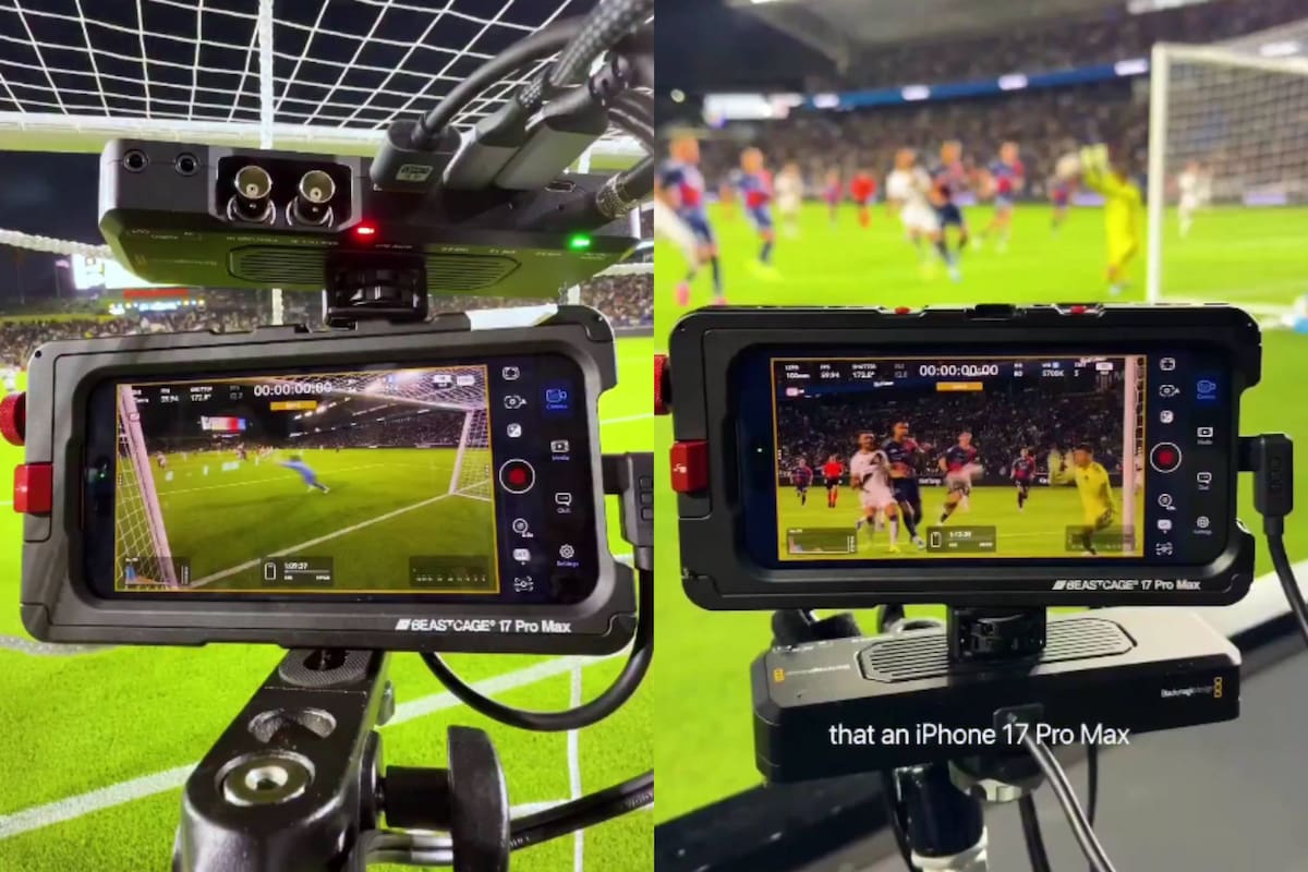 Apple TV y la MLS hacen historia: iPhones reemplazaron las cámaras en transmisión de partido