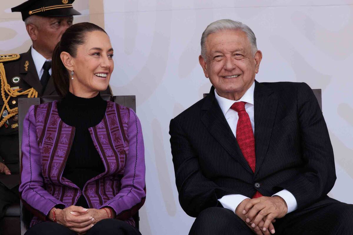 El presidente de los Estados Unidos Mexicanos, Andrés Manuel López Obrador y la presidenta electa Claudia Sheibaum visitarán Sonora. Foto: /Presidencia