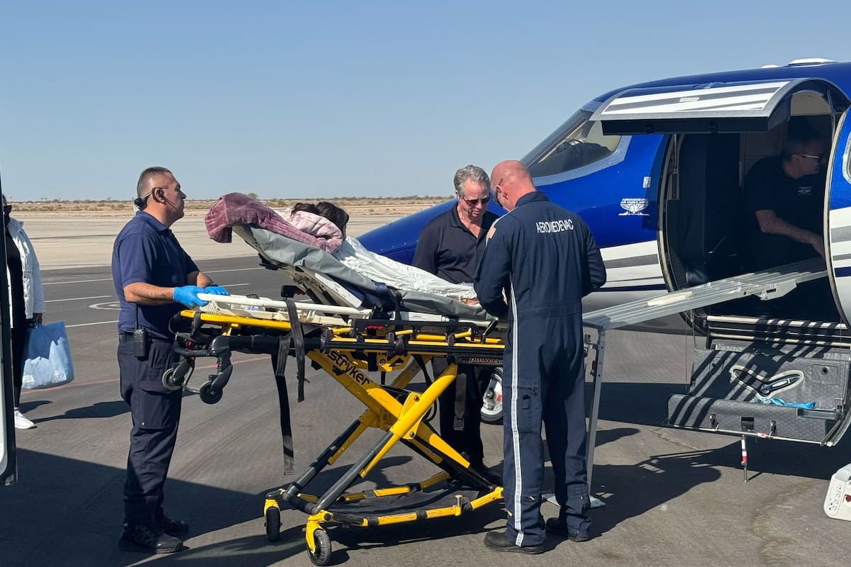 Niña mexicalense con quemaduras es trasladada a California