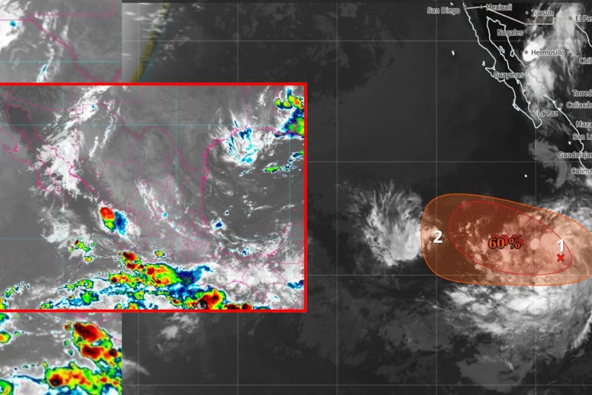 Conagua advierte sobre sistema que avanza en el Pacífico y podría convertirse en la Tormenta Tropical “Gil”: estados en alerta por lluvias, vientos y posibles inundaciones