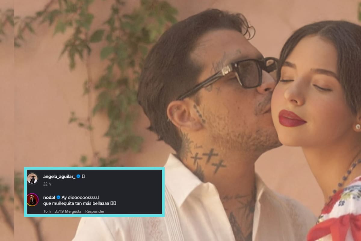 Ángela Aguilar publica fotos inéditas con Christian Nodal y recibe inesperado piropo del cantante