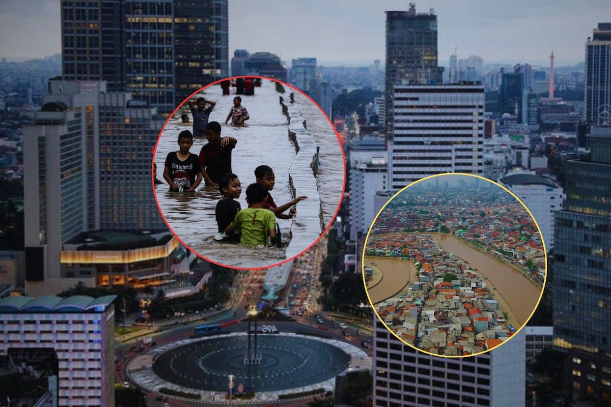 Yakarta, la megaciudad más poblada del planeta, se está hundiendo por el peso, poniendo en riesgo la vida de casi 42 millones de habitantes