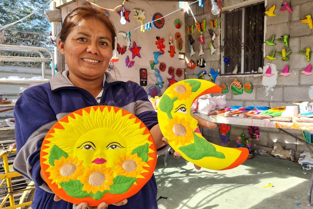 FOTOS | Hermosillo: Para Rebeca las figuras de yeso son su sostén