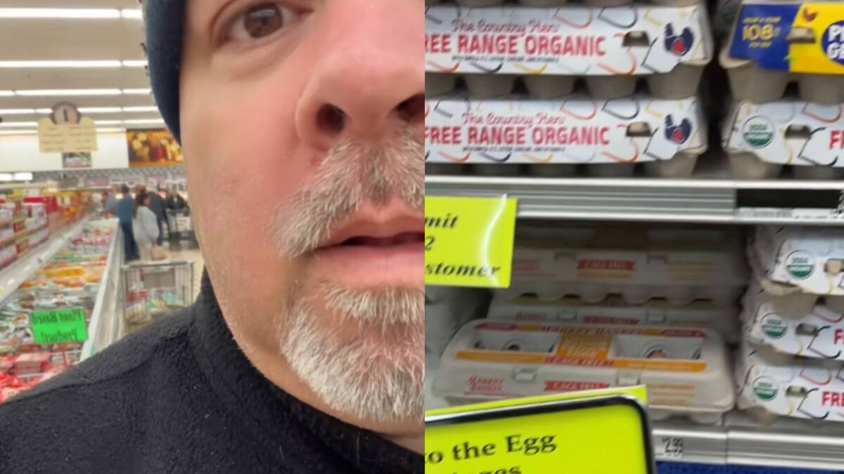 “Reviso todas las semanas”: Hombre expone la escasez de huevos en Estados Unidos