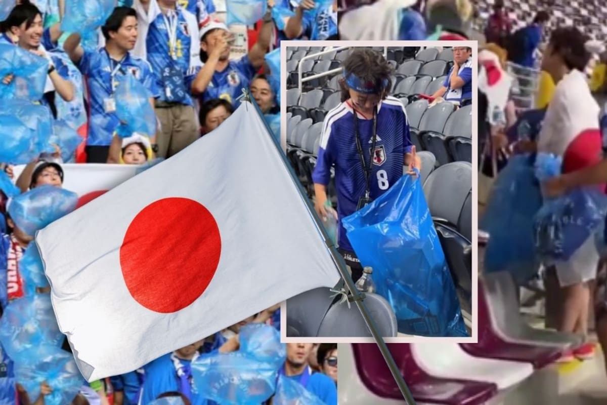 Japón se anota un ‘gol’ fuera de la cancha en el Mundial 2026: sus aficionados animan con bolsas y luego limpian las gradas por su cultura de respeto