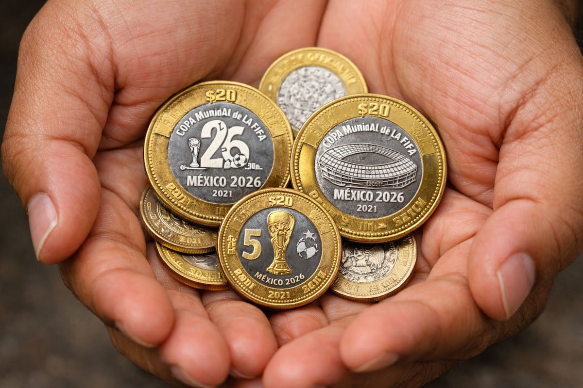 México tendrá monedas conmemorativas del Mundial 2026; Senado aprueba emitir 3 piezas