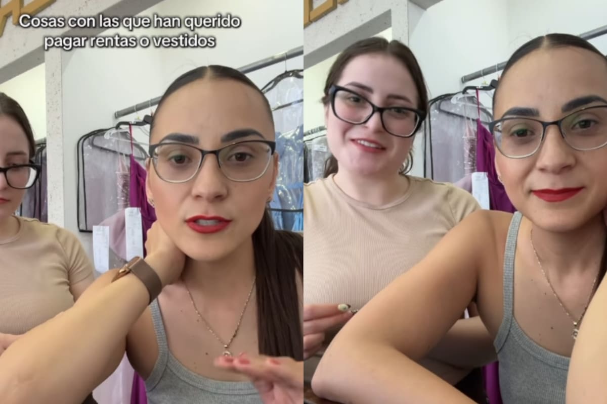 “Animales, comida y hasta otros vestidos”: Trabajadoras de una renta de vestidos cuentan las cosas más extrañas con las que han intentado pagar