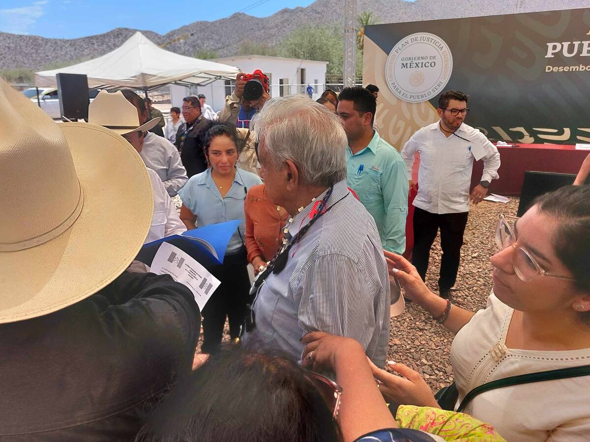 Sheinbaum y AMLO en Hermosillo