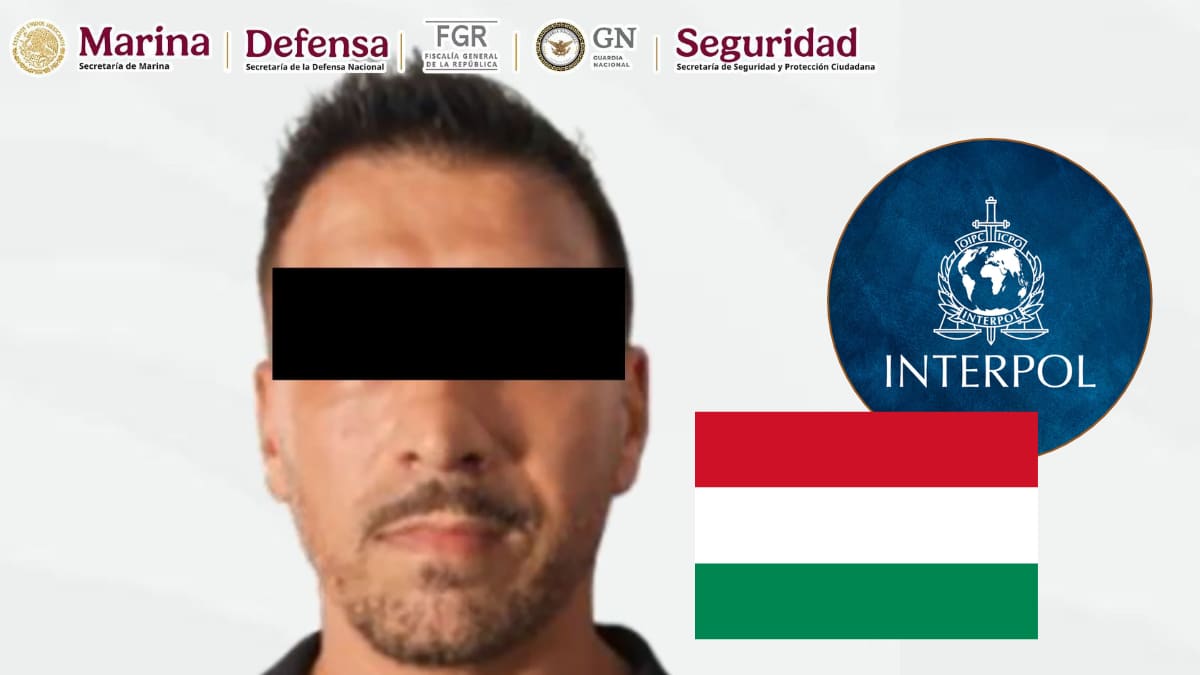 Detienen en México a ciudadano Húngaro, János Balla, uno de los más buscados en Europa con ficha roja de Interpol