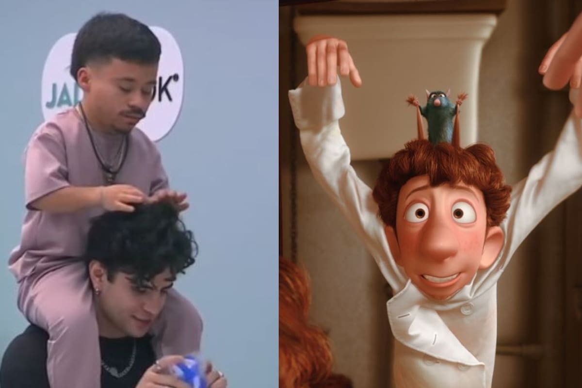 Abelito y Aarón Mercury recrean escena de “Ratatouille” en La Casa de los Famosos México 3