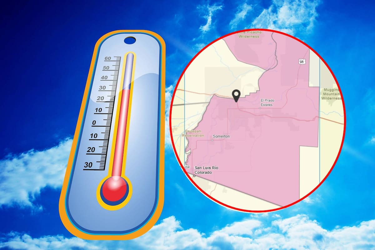 Alertan por calor extremo en Yuma; temperaturas llegarán a los 44°C