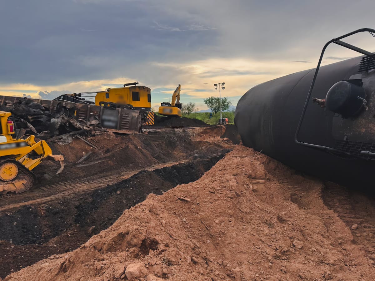 Ferromex deberá retirar los vagones y la infraestructura ferroviaria contaminada en la zona del derrame.