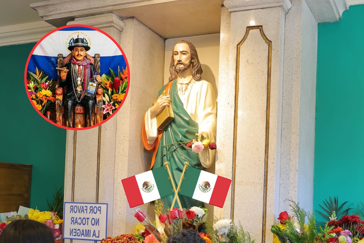 Mientras en México celebran a San Judas Tadeo el 28 de octubre para pedir por causas difíciles, el mismo día en El Salvador San Simón es venerado por cientos con ofrendas de cigarrillos y alcohol para pedir salud, dinero y trabajo aunque es una figura religiosa no reconocida por la Iglesia católica
