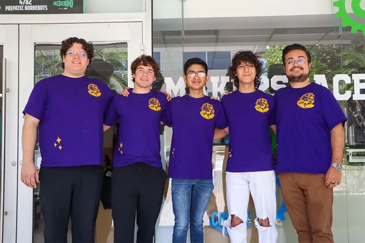 Estudiantes de PrepaTec Sonora Norte ganan concurso con prototipo para transportar muestras marcianas