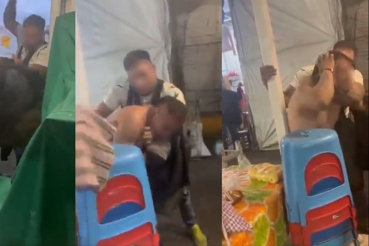 VIDEO: De una mordida, hombre le arranca la oreja a otro durante pelea en central de abastos en Pachuca; agresor contaba con antecedentes de violencia de género hacia su pareja (IMÁGENES SENSIBLES)