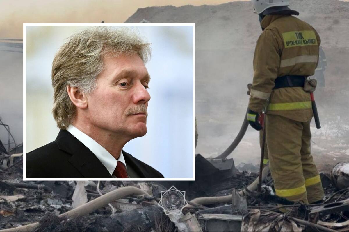 El Kremlin pide no especular sobre las causas del accidente aéreo en Kazajistán