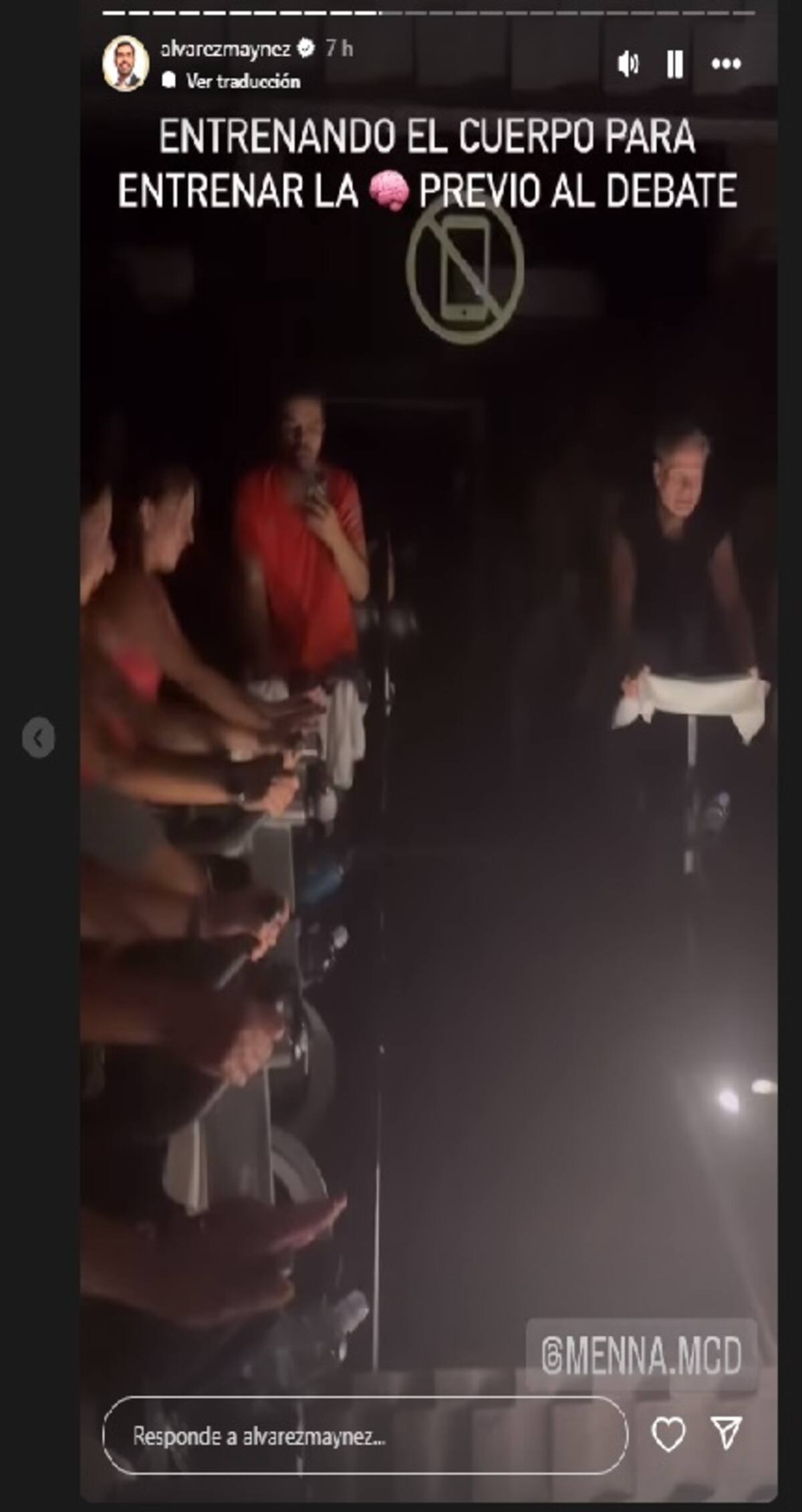 Captura de pantalla. Jorge Álvarez Máynez de MC. Instagram: alvarezmaynez