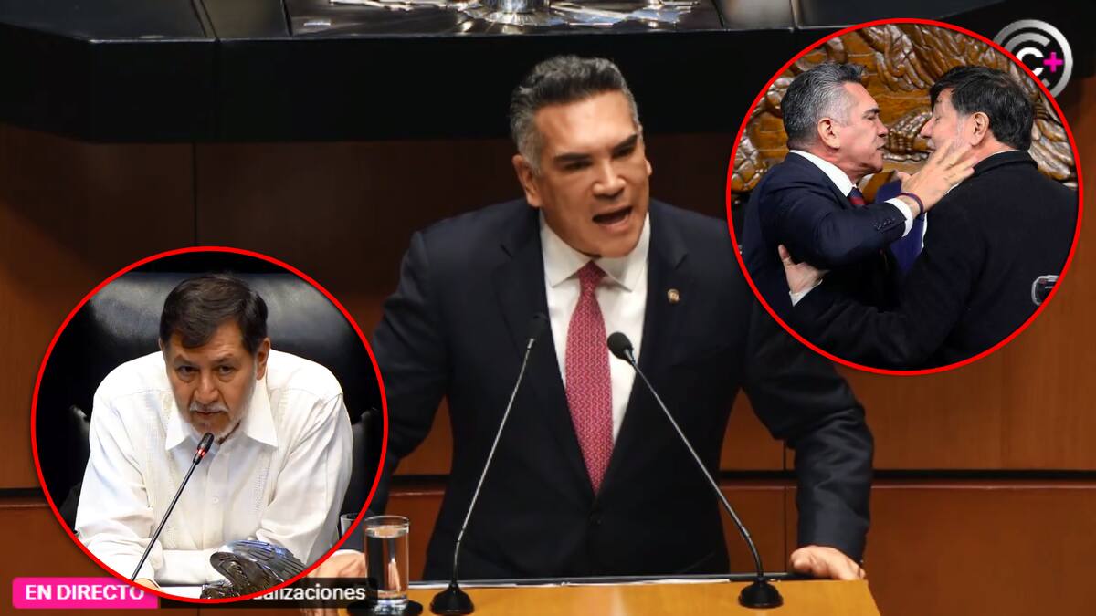 Asimismo se refirió que Gerardo Fernández Noroña, quien todavía está al frente de la mesa directiva del Senado, ha ejercido el poder de forma perversa, además de calificarlo como “vil camorrero” y que se la ha pasado un año “violando la ley”.