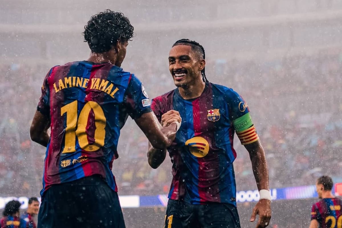 Barcelona manda un aviso en Champions: Raphinha y Lamine Yamal desatan goleada contra Feyenoord