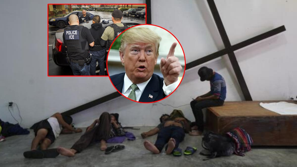 Donald Trump, presidente de Estados Unidos, ha endurecido medidas contra migrantes; aprueba redadas en hospitales, iglesias, escuelas, refugios, tribunales y más lugares. | AP
