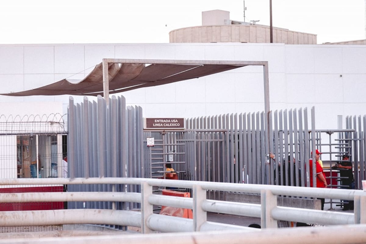 1 hora 8 minutos para cruzar por garita Nuevo Mexicali; 1 hora 26 minutos para zona Centro