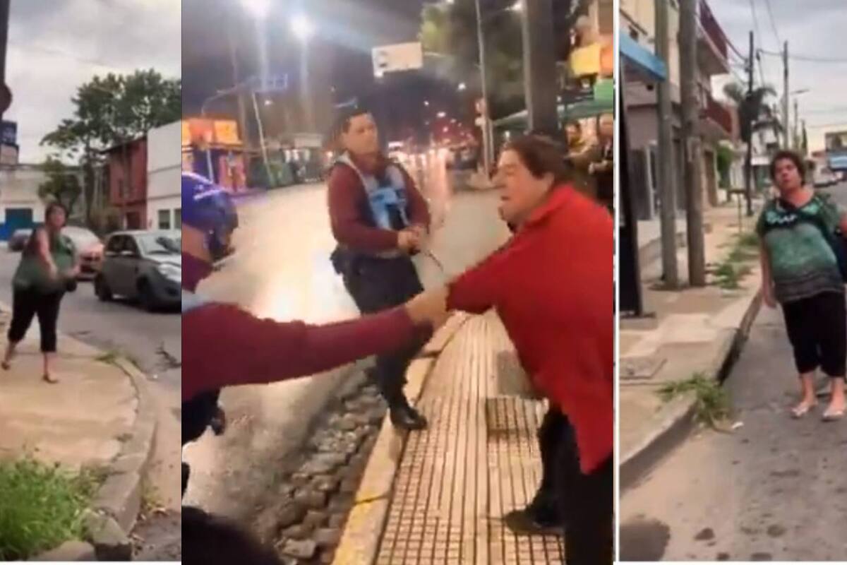 Señora holograma: ¿Qué se sabe de la mujer arrestada entre dos policías en Argentina?