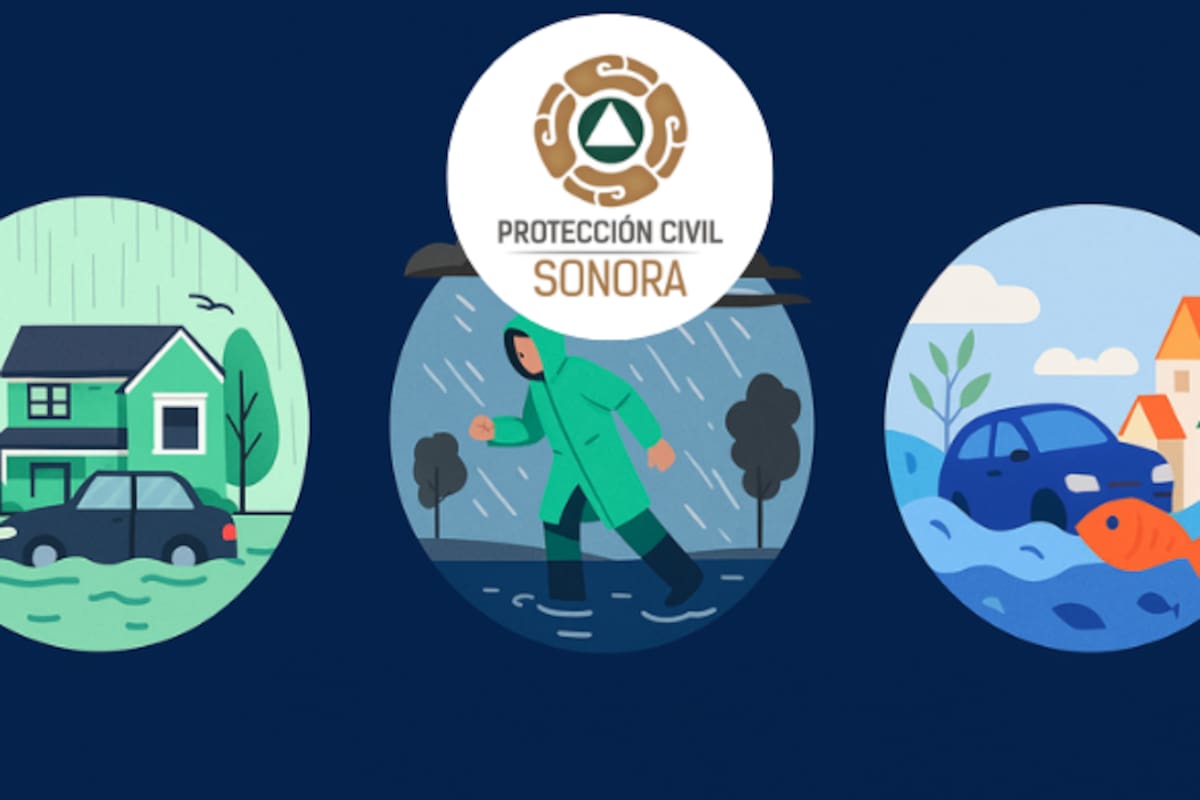 Protección Civil Sonora emite recomendaciones para la temporada de lluvias