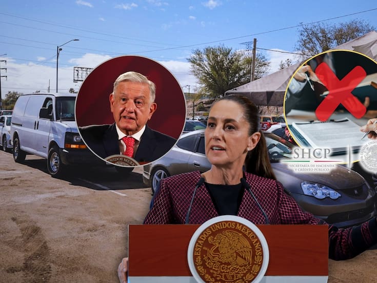 Sheinbaum ya canceló el decreto de AMLO para regularizar autos “chocolate” y este 2026 autos foráneos deberán pagar casi 2 mil pesos de placas, además de que se someterán a reglas más estrictas