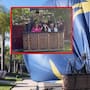 Su esposa estaba haciendo yoga y él viendo televisión cuando un globo aerostático aterrizó en el patio de su casa con 13 personas a bordo; reportaron que no hubo lesionados