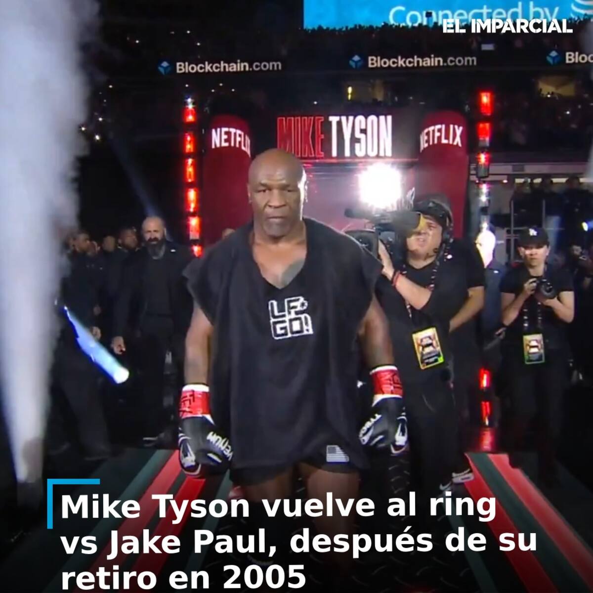 Mike Tyson dejó su retiro de 19 años para pelear contra Jake Paul.