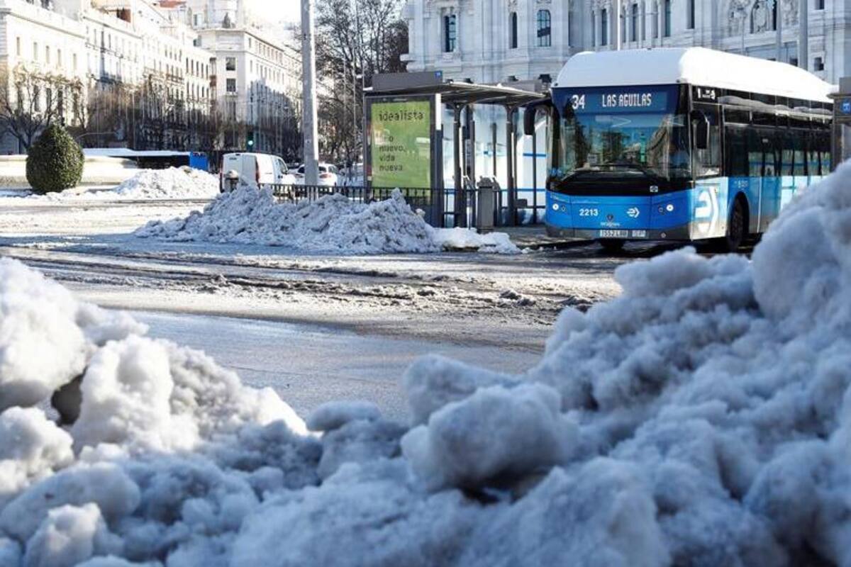España registra la tormenta invernal más fuerte y fría de sus últimos 50 años
