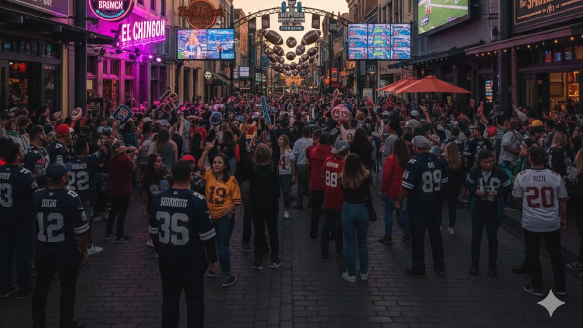 Super Bowl 2026: el Gaslamp Quarter de San Diego se prepara con transmisiones especiales