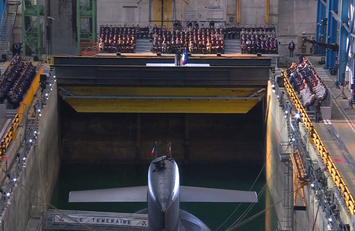 Discurso sobre la disuasión nuclear de Francia. | (Captura de pantalla)