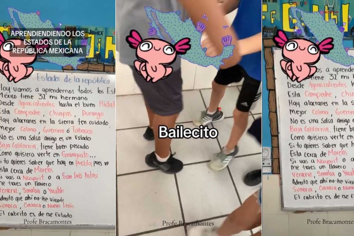 VIDEO: Maestro compone canción estilo regional mexicano para enseñar geografía a sus alumnos