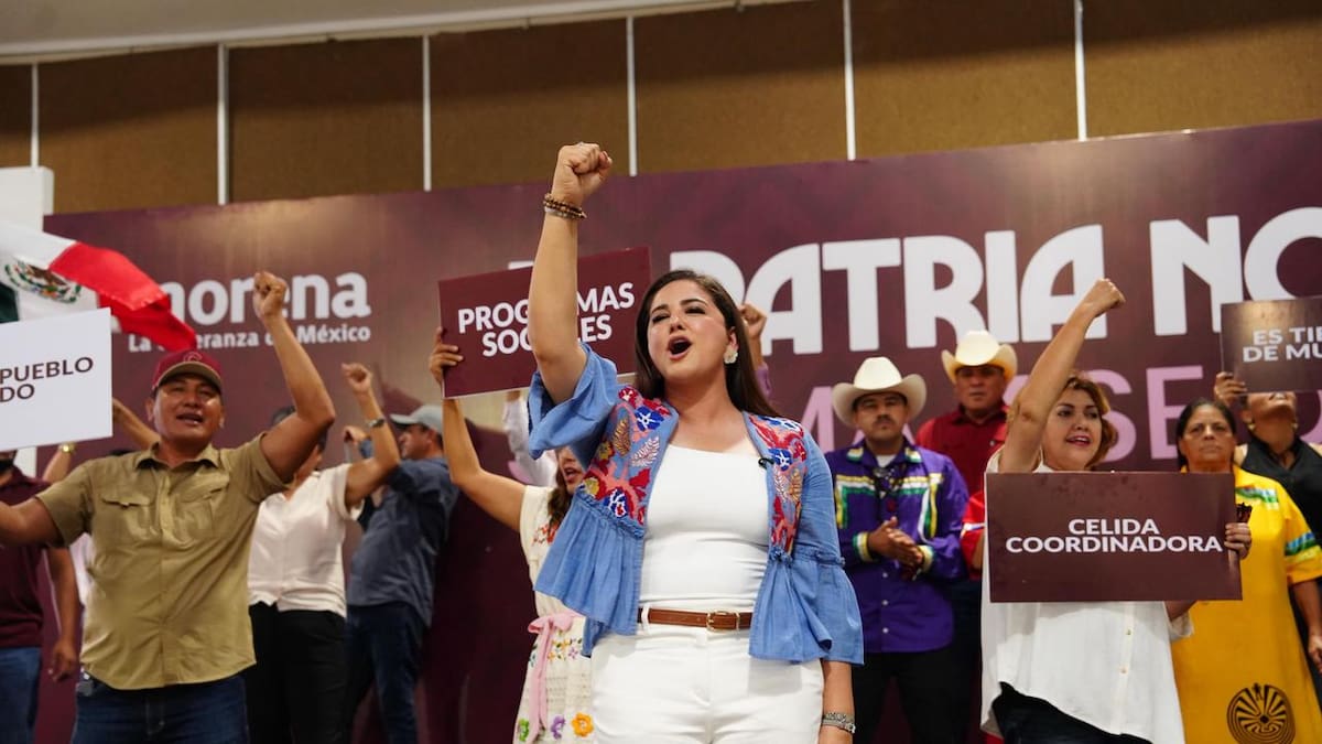 Célida López rompe en llanto tras designación de Lorenia Valles como coordinadora de Morena en Sonora; Lamarque tampoco aplaude y el partido llama a cerrar filas rumbo a 2027