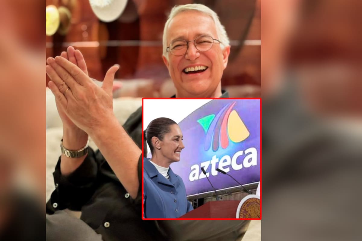 Salinas Pliego aplaude a Sheinbaum por “no expropiar TV Azteca” pero lanza dardo a AMLO