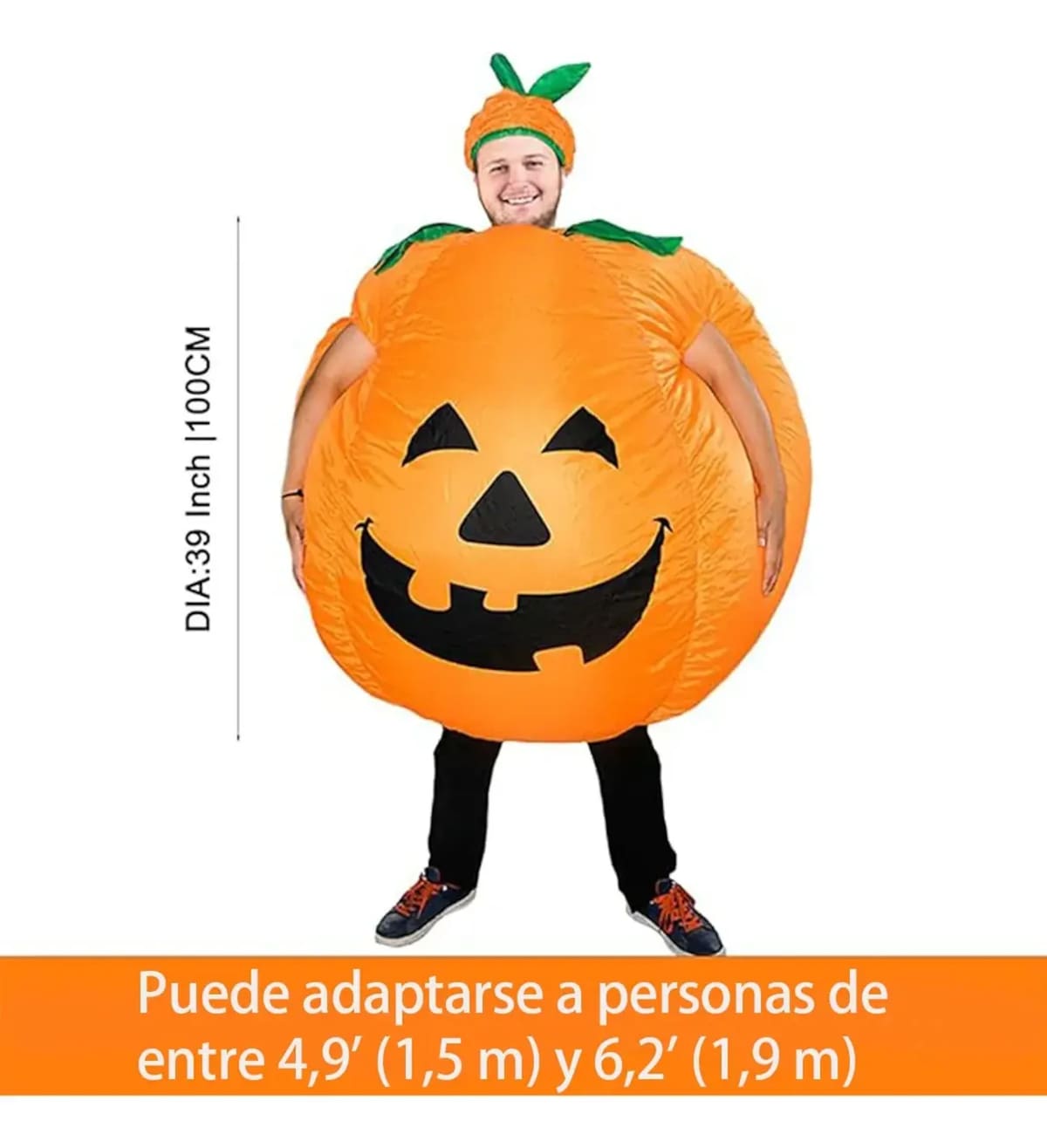 Disfraz inflable de calabaza para adulto | Mercado Libre