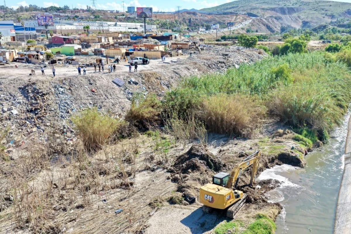 Conagua retirará más de 300 mil metros cúbicos de material del río Tijuana